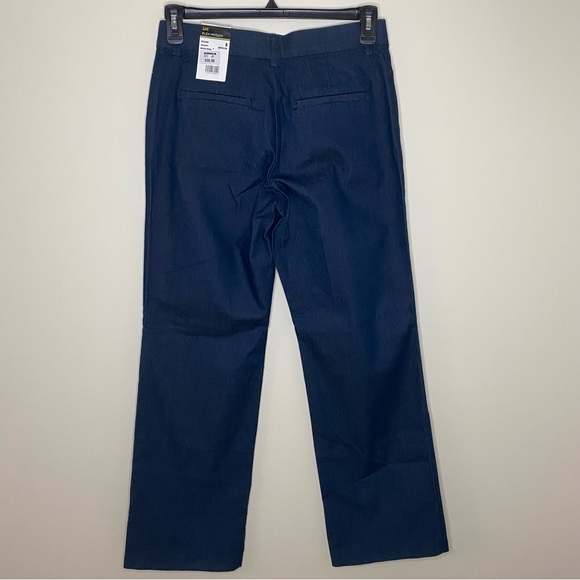 NWT Lee Women’s Flex Motion Regular Fit Mid Rise Indigo Trousers Size 8 Medium - Picture 2 of 16